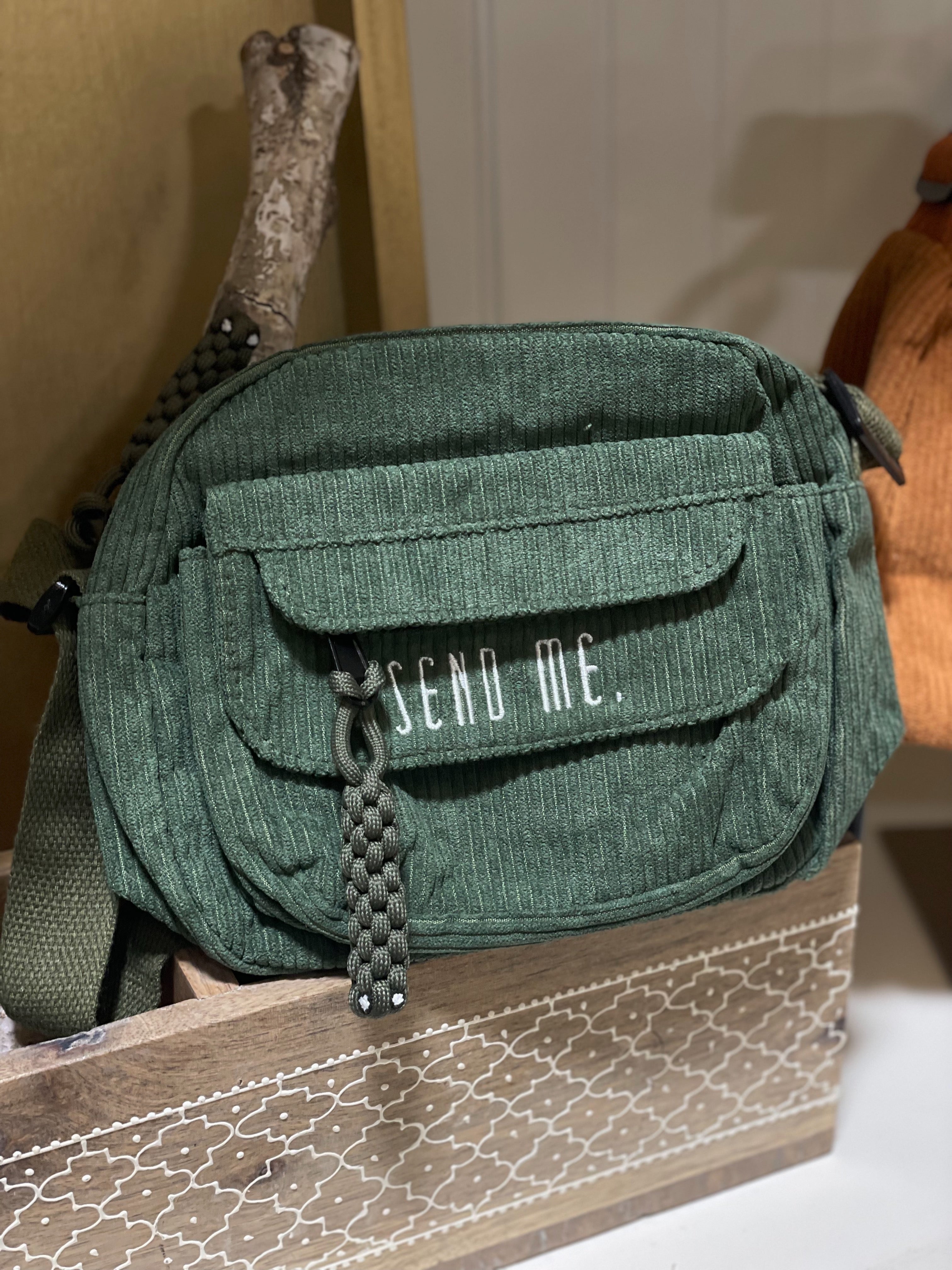 Send Me Olive Green Crossbody