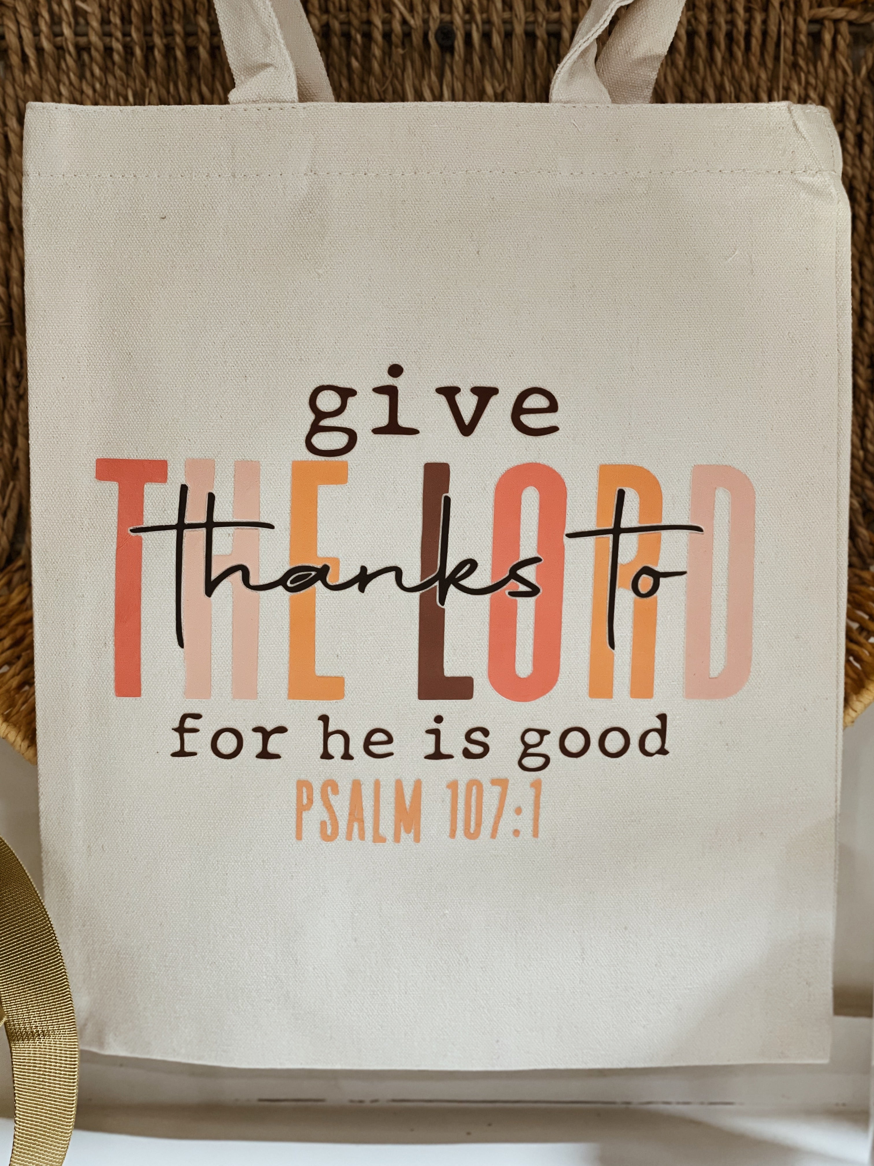 Give Thanks Tote
