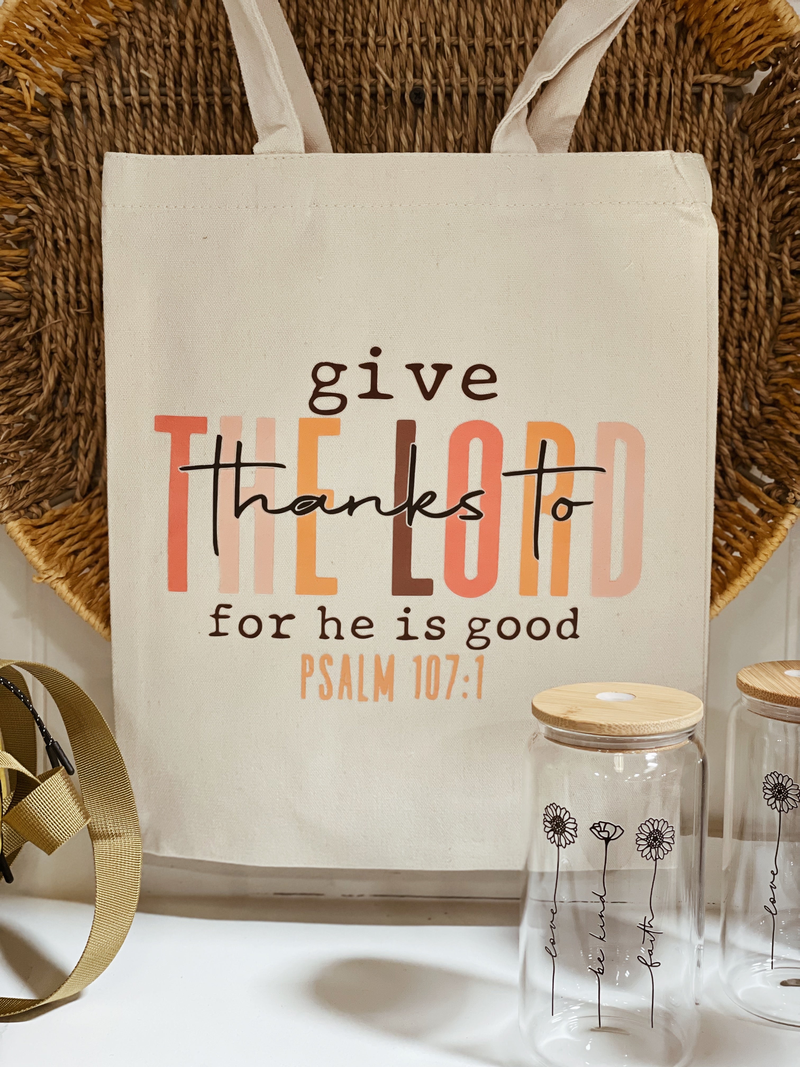 Give Thanks Tote