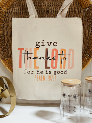 Give Thanks Tote