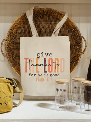Give Thanks Tote
