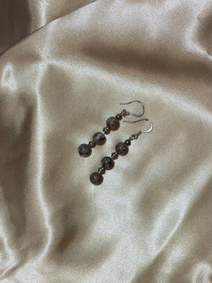 Jasper Stone Handmade Earrings