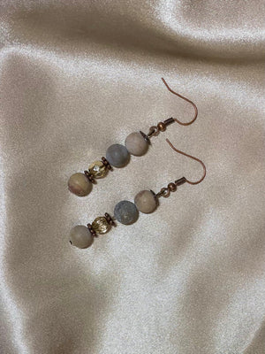 Jasper Stone Handmade Earrings