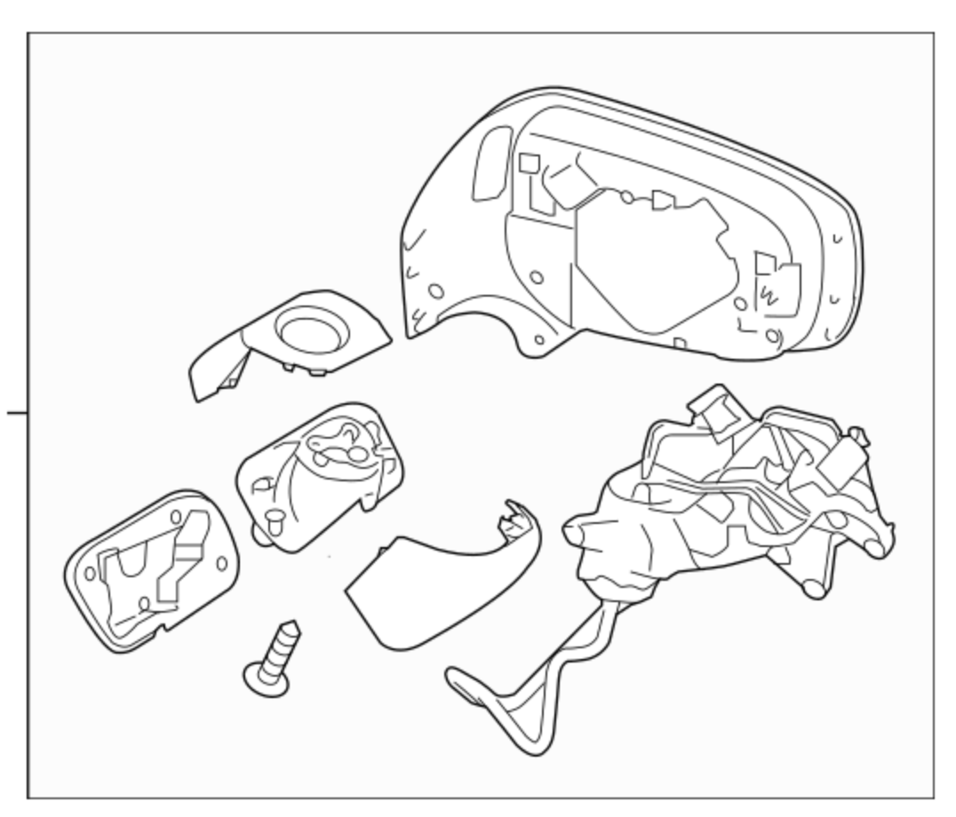 Conjunto de espejos Subaru Forester 2021