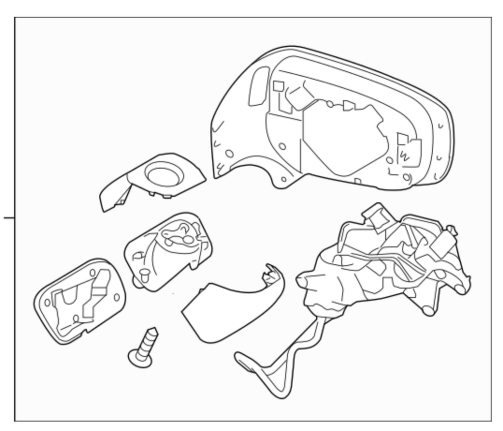 2021 Subaru Forester Mirror Assembly