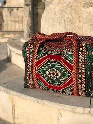 Large Handmade Woven Luggage Bag